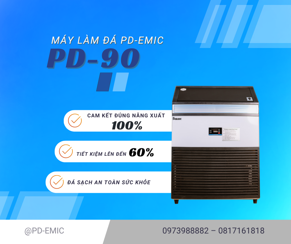 MÁY LÀM ĐÁ VIÊN P-EMIC PD90