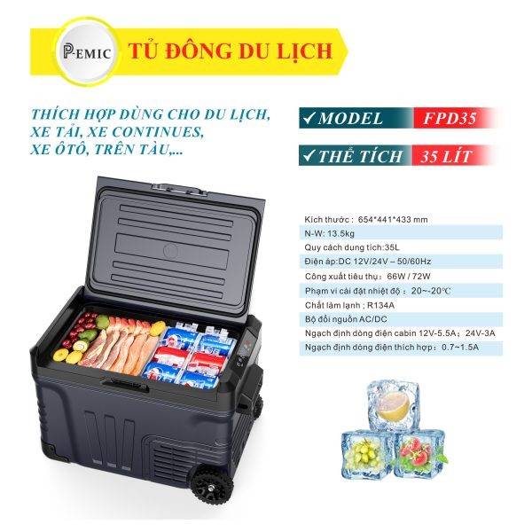 mua tủ đông du lịch