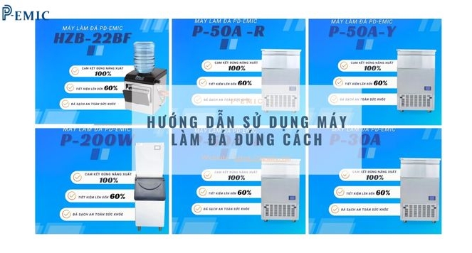 Hướng dẫn sử dụng máy làm đá đúng cách